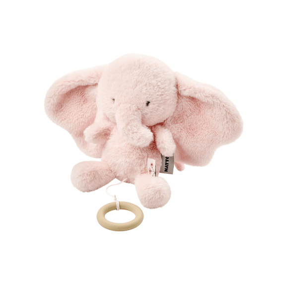 Nattou Fanfan Muziektrekker Olifant Roze
