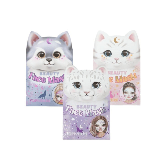 Topmodel Gezichtsmasker Dier Beauty And Me Assortiment