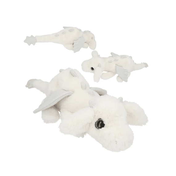 Snukis Knuffel Draak Wit