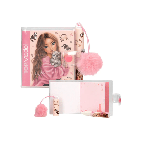 Topmodel Mini Schrijfblok Met Pen Fur Ever Friends