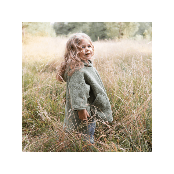 Bemini Poncho Teddy Outside Jersey 79 Kaki