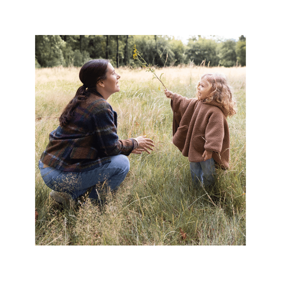 Bemini Poncho Teddy Outside Jersey Muffin 82