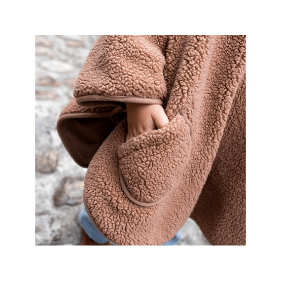 Bemini Poncho Teddy Outside Jersey Muffin 82
