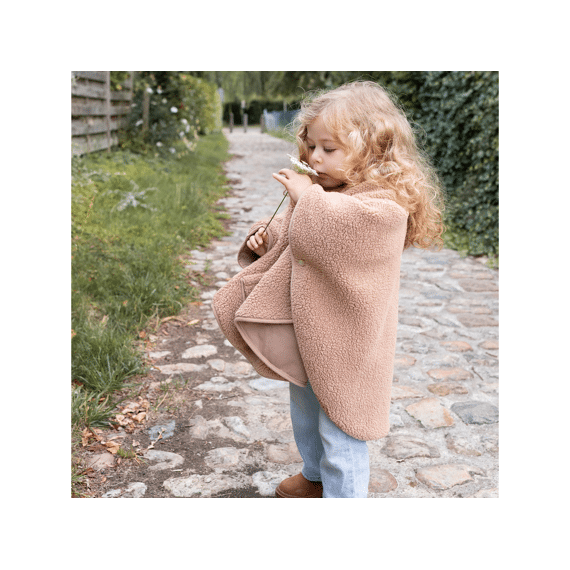 Bemini Poncho Teddy Outside Jersey Natural 85