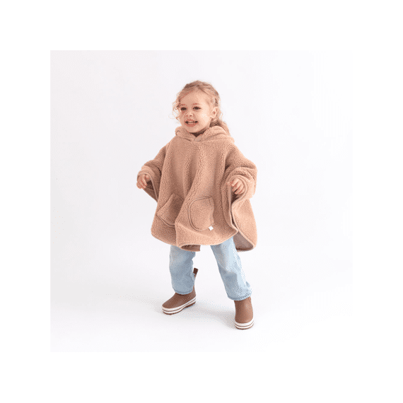 Bemini Poncho Teddy Outside Jersey Natural 85