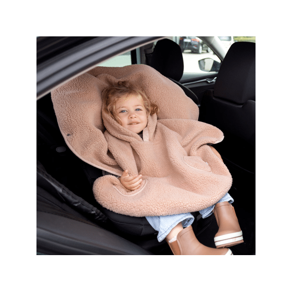 Bemini Poncho Teddy Outside Jersey Natural 85
