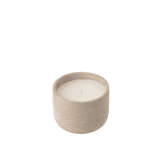 J-Line Buitenkaars 16h Rond Paraf Beige S 14x14x11cm