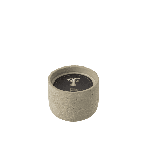 J-Line Buitenkaars 16h Rond Paraf Groen S 14x14x11cm