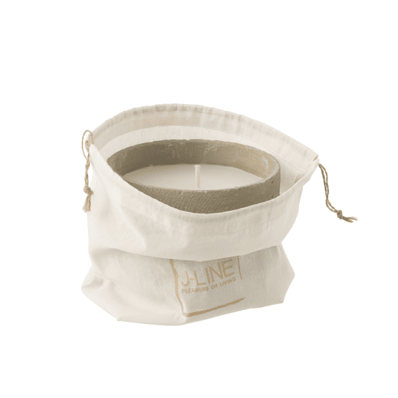 J-Line Buitenkaars 31h Rond Paraf Groen M 18x18x13,5cm
