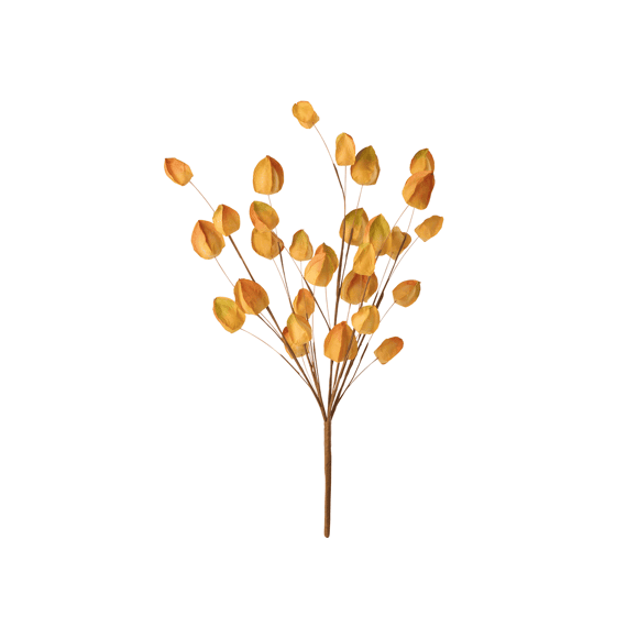 J-Line Gouden Bes Papier Warmgeel 53x18x18cm