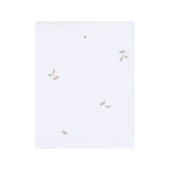 Noukies Fluffy, Orso En Lily Bed Bumper Embroidered Tetra Withe