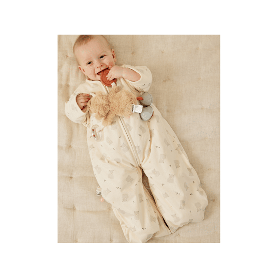 Noukies Fluffy, Orso En Lily Slaapzak 100cm Afneembare Mouwen Jersey