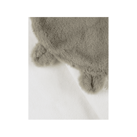 Noukies Mix And Match 25 Wikkeldeken Fake Fur, Kaki