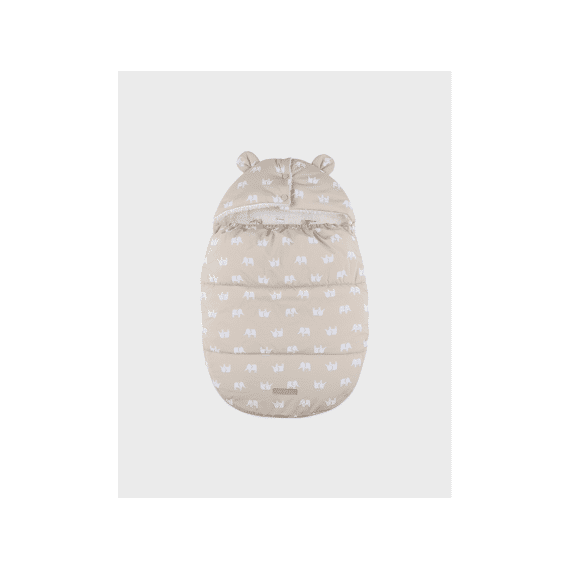 Noukies Mix And Match 25 Voetenzak Autostoeltje Groep 0+ Beige