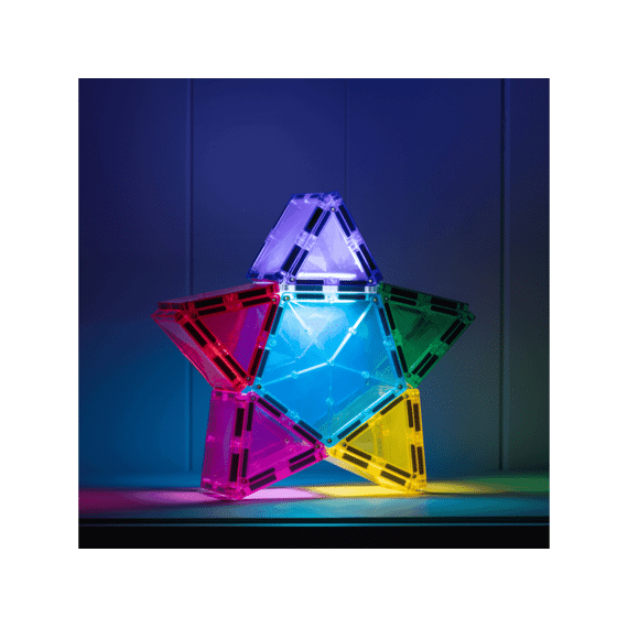 Connetix Magnetic Tiles Light Star Pack 28 Stuks