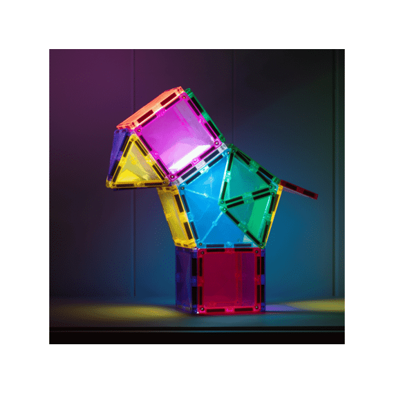 Connetix Magnetic Tiles Light Star Pack 28 Stuks