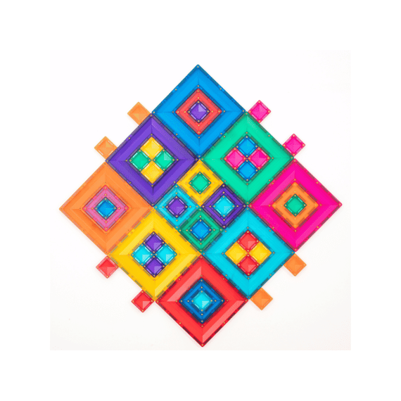 Connetix Magnetic Tiles Bright Portal Pack 48 Stuks