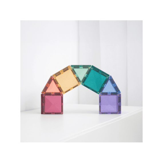 Connetix Magnetic Tiles Glitter Castle Pack 48 Stuks