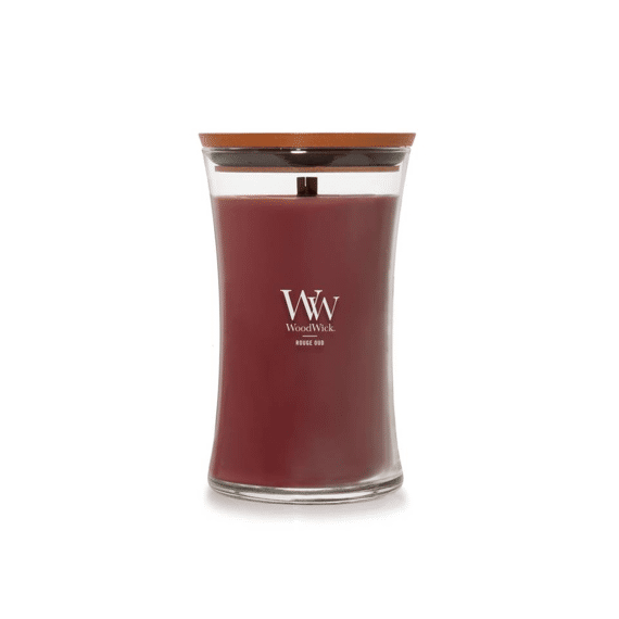 Woodwick Kaars Large Rouge Oud