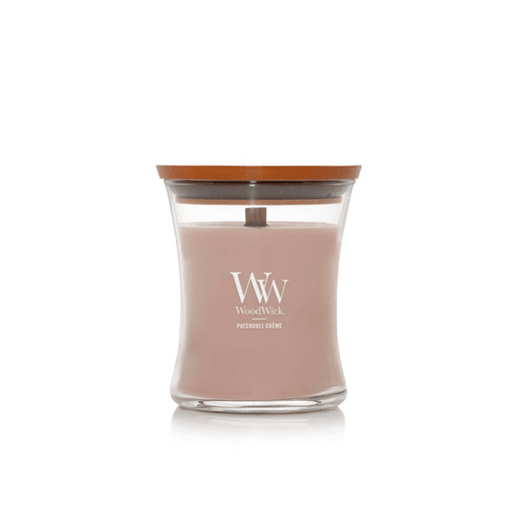 Woodwick Kaars Medium Patchouli Créme
