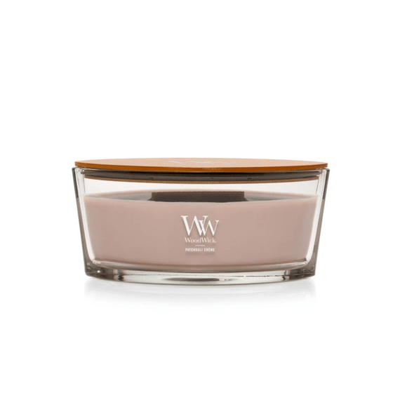 Woodwick Kaars Ellipse Patchouli Créme