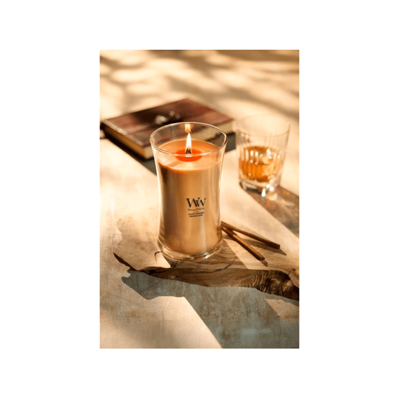 Woodwick Kaars Large Golden Bourbon