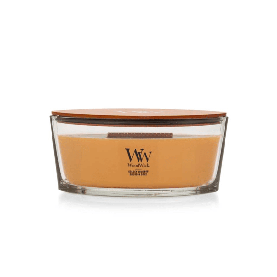 Woodwick Kaars Ellipse Golden Bourbon