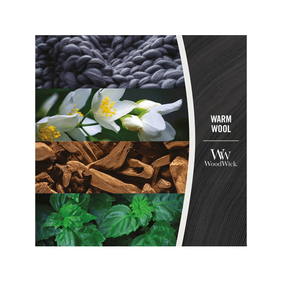 Woodwick Kaars Ellipse Warm Wool