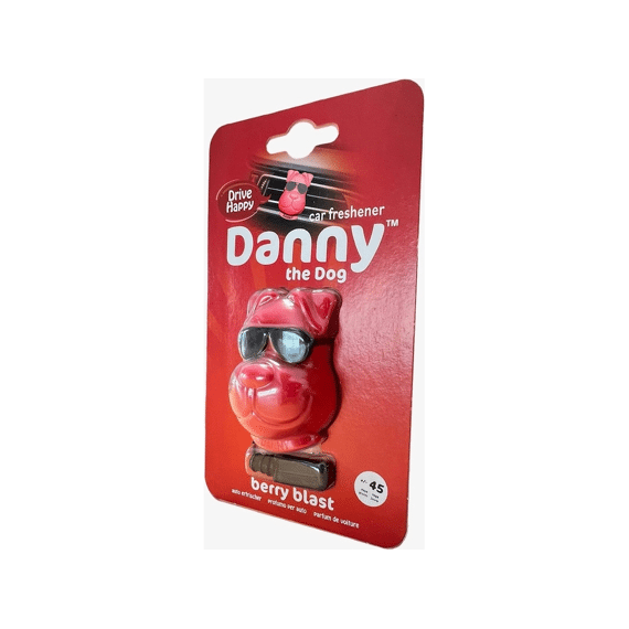 Danny The Dog Car Vent Freshener Berry Blast