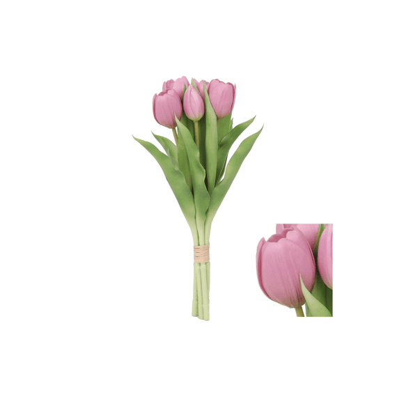 Bouquet Tulip 7pcs 31cm Purple