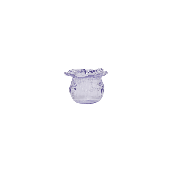 Tea Light Holder Tulip H8cm Lilac