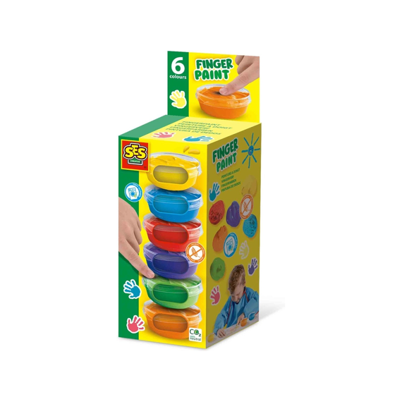Ses Vingerverf 6 Kleuren 45ml