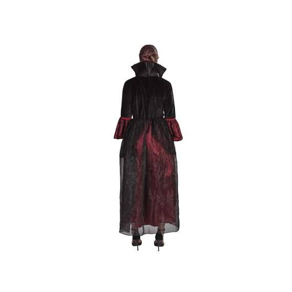 Kostuum Heks Zwart/rood Maat 40