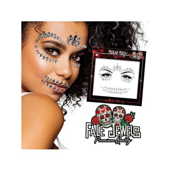 Face Jewels Sugar Skull