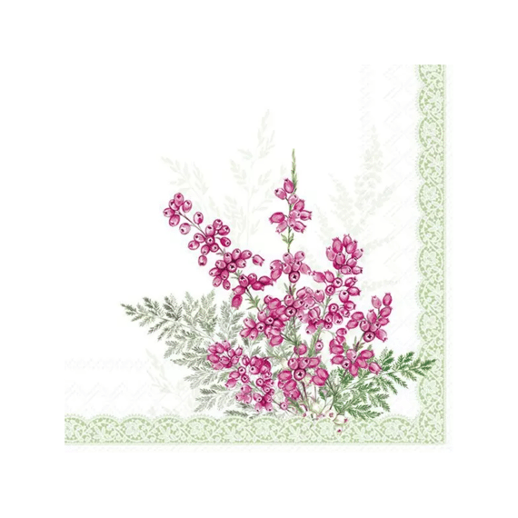 Ihr 10365 Eriken Cocktailservet Lightgreen