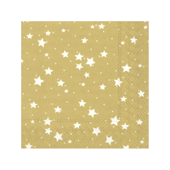 Ihr 9256 Stella Di Natale Lunchservet Gold