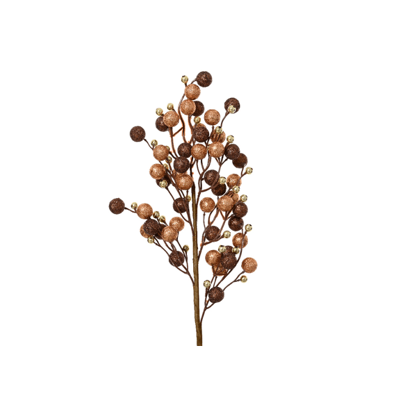 Decoris Kunsttak Bruin 60cm Glans