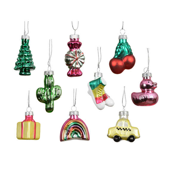 Decoris Box Kersthangers 9 stuks Multi Mix