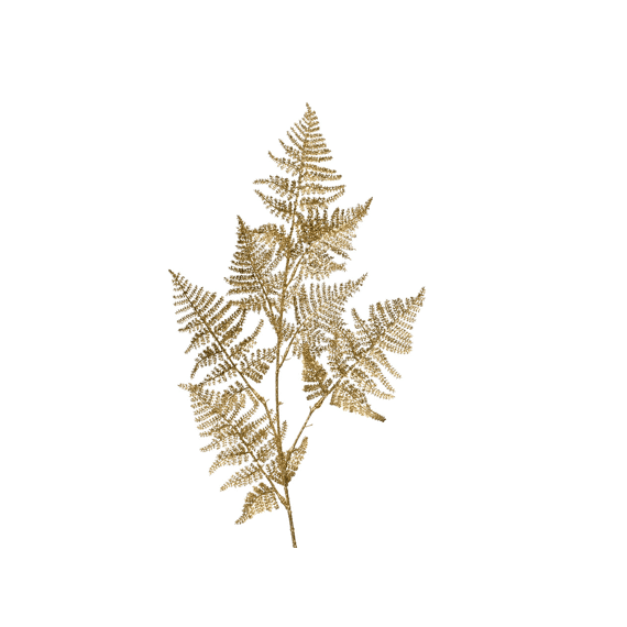 Decoris Kunsttak Asparagus Goud 87cm