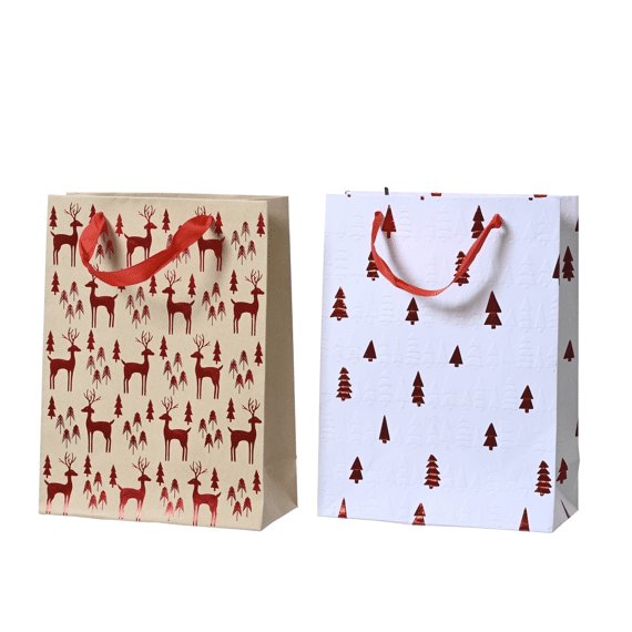 Decoris Geschenktas 42cm Assortiment Prijs per stuk