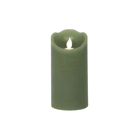 Lumineo Ledkaars Groen 15cm Warm Wit
