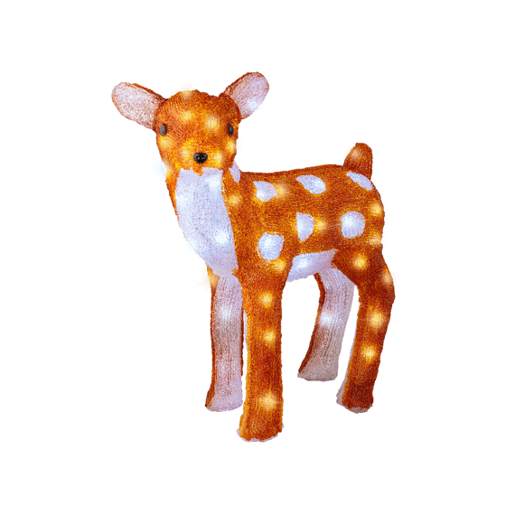 Lumineo Hert Led Bruin / Cool White 38cm