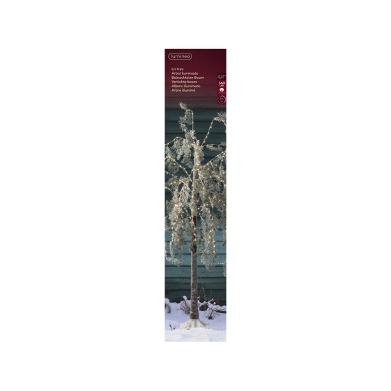 Lumineo Boom Wilg Led Groen /Warm White 150cm