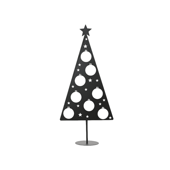 Decoris Boom Metaal Zwart 100,5cm