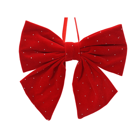 Decoris Strik Rood Fluweel 20cm