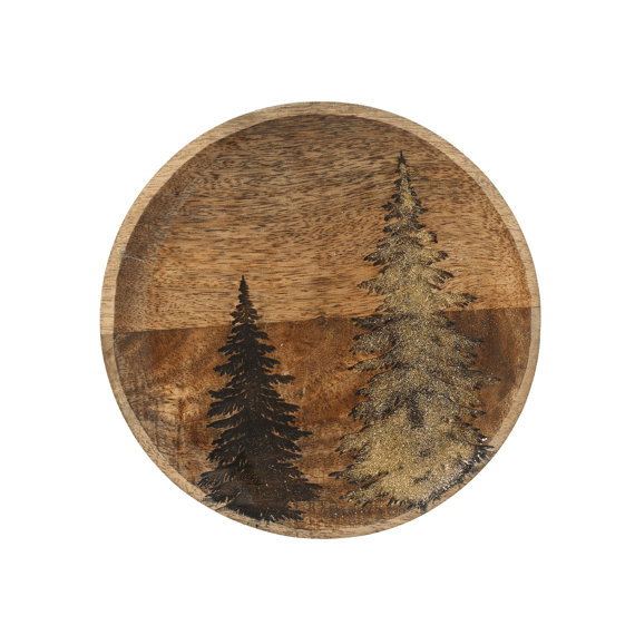 Decoris  Decobord Mangohout Naturel 30x30x2.5cm