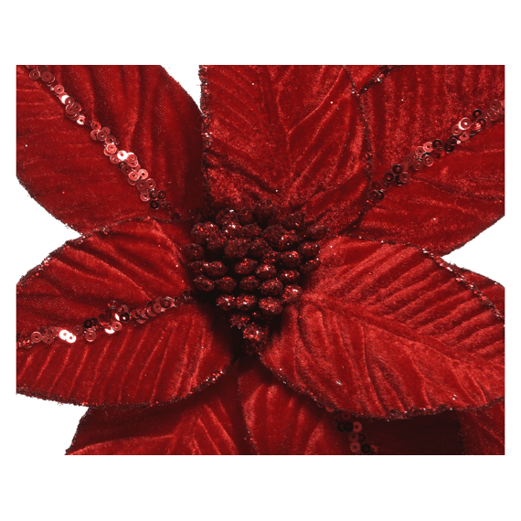Decoris Kerstster op Clip 32cm Assortiment Prijs per stuk