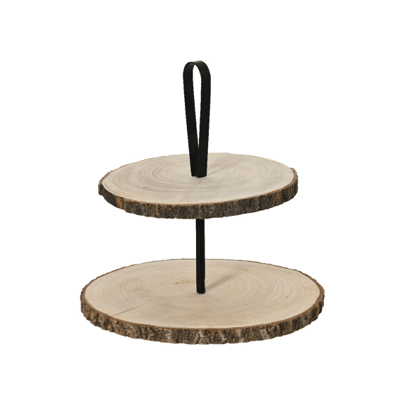 Kitchen Goods Etagere Paulowniahout Natuur 36cm