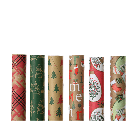 Decoris Inpakpapier Kerst Assortiment Prijs per stuk