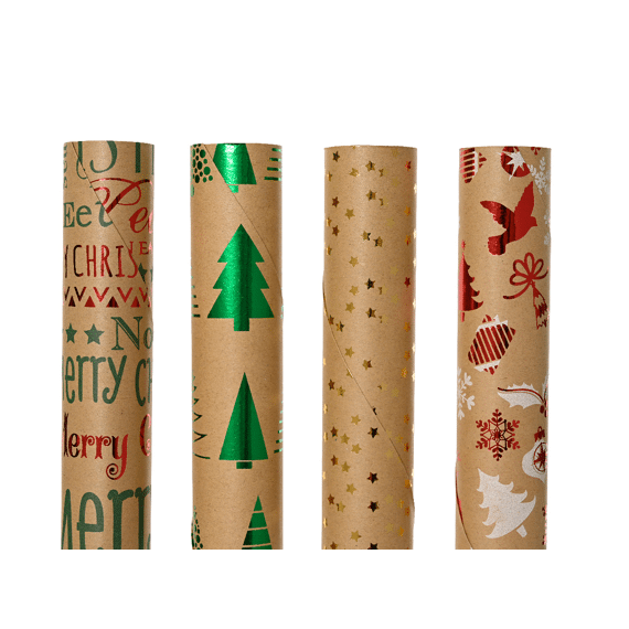 Decoris Inpakpapier Kerst Assortiment Prijs per stuk